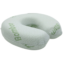 Popular High Quality Bamboo Cover Slow Rebound Shredded Memory Foam NeckPillow U Shape Pillow